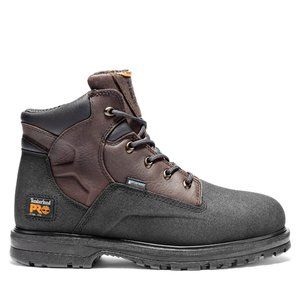 NWT Timberland Powerwelt 6" Steel Toe Boots Rancher Brown